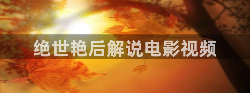 我们的婚姻免费观看全集西瓜：绝世艳后解说电影视频