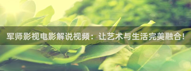 西瓜tv在线观看免费高清电视剧：军师影视电影解说视频：让艺术与生活完美融合!