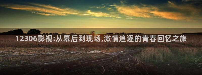西瓜电影追剧电视剧：12306影视:从幕后到现场,激情追逐的青春回忆之旅